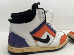 Nike Aire Force 2 High 2007 Purple Orange Black White 5.5Y 315934-101 Thailand