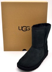 UGG Kids Classic Ii Boots | Black | 1017703K-BLK | Authentic New