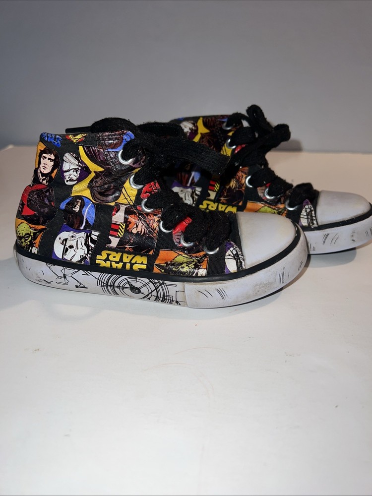 Converse Star Wars Return Jedi Ep 4 Chuck Taylor Tennis High Top Shoes Youth 9