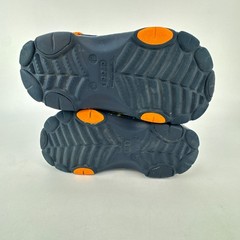 Crocs Child Classic All Terrain Terrazzo Clog J3 Navy Splatter Adjustable Strap