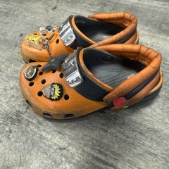 CROCS NARUTO SHIPPENDUN Orange Childrens Sz C12 US 29.5 EU 18.5 JP Anime