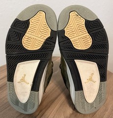 Jordan 4 Retro SE Craft (PS) Little Kids‘ Shoes Medium Olive FB9929-200