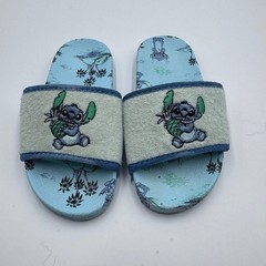 Authentic Disney Store Lilo & Stitch Kids Slide Sandals Blue Size 9/10 Summer