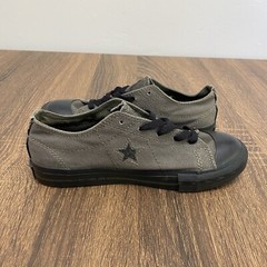 Converse Sneakers Juniors 3 One Star Camo Green Skull Low Top Lace Up Shoes