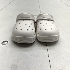 White Breathable Lightweight Clogs Unisex Kids Size 10.5-11.5