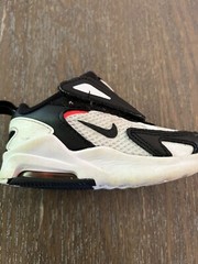 Airmax Nikes Toddler 6.5 Hook & Loop Closure Logo Black White CW1629-100