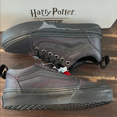 Vans Harry Potter old skool elastic Deathly Hallows Black Kicks kids size 12 NIB