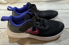 Nike Star Runner DJ4697-013 Running Sneakers Sz 1.5Y Pink Black Smiley Face
