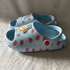 Bluey Kids Cartoon Character Light Blue Clogs Size 11-12 Slip On Shoes New.