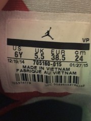 Air Jordan Flight Origin 2 Gray “Hare”Sneakers Youth Size z 6Y 705160-015 UEC