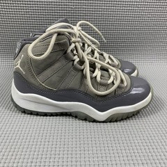 Jordan Air Jordan 11 Gray White High Top Kids Sneakers 11 C