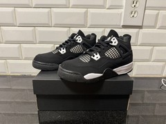 Nike Air Jordan 4 Retro ‚White Thunder‘ PS Size 2.5Y FV4537-001