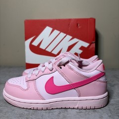 Nike Dunk Low PS ‘Triple Pink’ (DH9756-600) Little Kids Size 11C / 5Y
