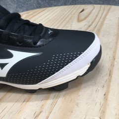 Reebok Shoes Youth 3.5 9-Spike Franchise 7 Mid Baseball Cleat Black Lace Up NEW