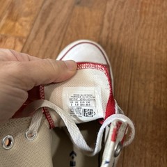 Converse Chuck Taylor High Top Sneakers Shoes American Flag Junior Size 2 White