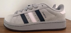 Adidas Campus 00s C Kids Size 1 Grey Pink Suede Sneakers | JS0056