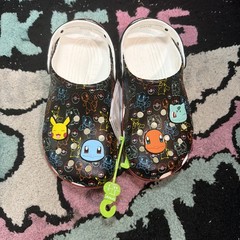 Size 6J – Crocs Classic Clog Pokemon Starters Brand New With Tags And Jibbitz