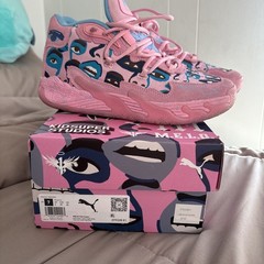 Puma MB.03 Kids Studios Sneakers Lilac 379329-01 Size 7 Preowned With Box
