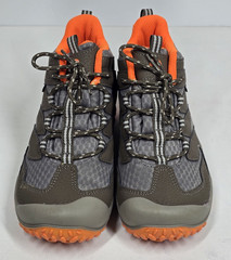 Merrell Chameleon 7 Access Mid WTRPF Hiking Boot Unisex Child 1.5M Grey Orange