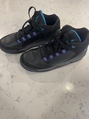 2015 Nike Air Jordan Flight Origin 2 Black/Blue Lagoon Youth Size 7