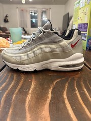 Nike Air Max 95 Silver Bullet 2016 Silver Gray White 918630-001 Unisex Kids 6.5Y