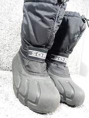 Sorel Cub Wool Lined Insulated Winter Snow Boots Duck Waterproof Size 5 Warm