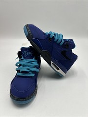 Nike Air Flight ‘89 (GS) YOUTH Size 6.5Y Shoes Sneakers Purple Black 318003-400