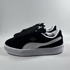 Puma Suede XL Jr Kids Sneaker Black/White Size 4.5 (Youth) New