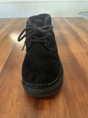 UGG Neumel II Boot Suede 1017320K Black Unisex /Boys Sz 5 EU 37