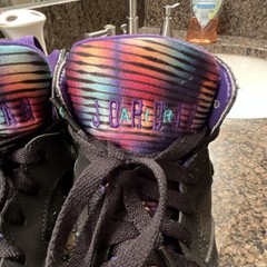 Jordan Air Jordan 7 Retro Black Multicolor Unisex Kids Sneakers 4Y