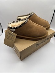 BEARPAW Tabitha Youth Hickory Size 2 | Kid’s Slipper | Comfortable &