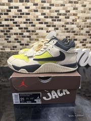 Jordan Jumpman Jack TR(PS) 1Y Muslin/Black/Bright Cactus FJ2851-102 travis Scott