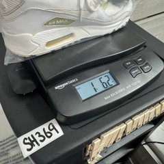 Nike Air Max 90 Kids 6Y White Leather Retro Running Sneakers 307793-111
