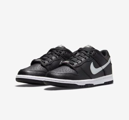 AUTHENTIC NIKE DUNK Low SE GS ‘Black Chrome’ DC9560-001 Youth GS size