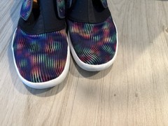 Nike Jordan Eclipse 9y Colorful Patterned Sneakers court purple citrus rare