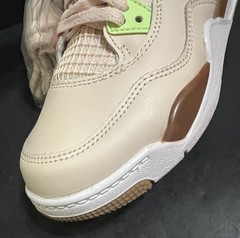 Sz 2Y – NIKE JORDAN 4 RETRO (PS) ‘WILD THINGS’ (DH0573-264) PEARL WHITE NEW