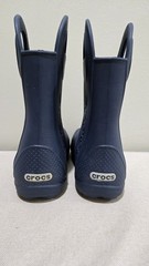 Crocs Handle IT Navy Blue Waterproof Pull On Boots TODDLER SZ 13 C EXCELLENT!
