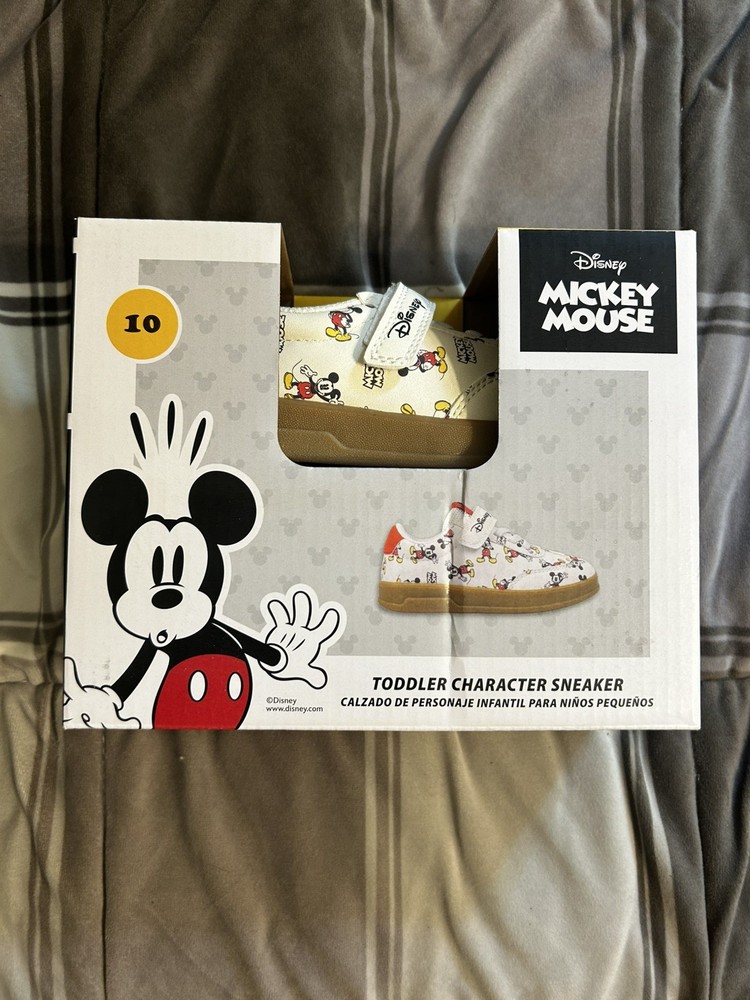 2026 Aldi X Disney Mickey Mouse Children’s Sneaker Size 10 NEW in Box