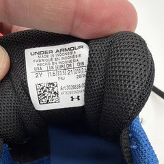 Under Armour UA BPS Assert 10 AC Unisex Kids Athletic Sneaker 2Y Black Red Blue