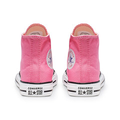 Converse Chuck Taylor All Star Canvas High Top Sneaker, Pink, 13.5 US Little Kid