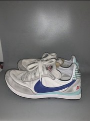 Nike Daybreak White Blue Gray Green Unisex Kids Sneakers US 3.5Y EU 35.5