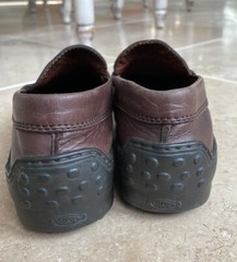 TOD’s junior designer leather penny loafers brown 35 sz 3 1/2 EUC Hand Made uni
