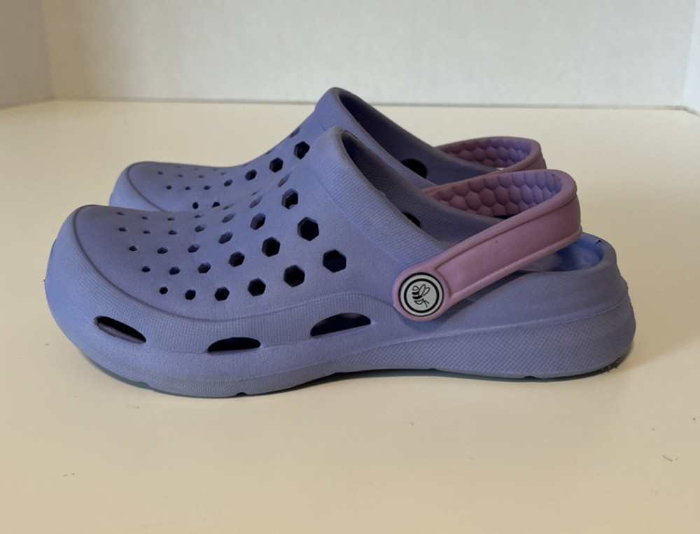 JOYBEES Kids Active Lavender Clogs Slip-ons Junior Size 2 – Croc Inspired