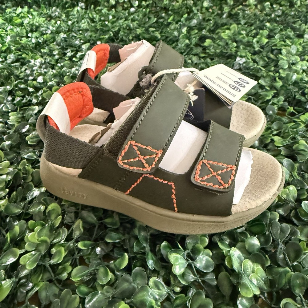 Colloky Unisex Kids Sandals Green 430702-70 Sz 6 Toddler Easy Flex