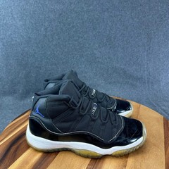 Jordan 11 Retro Space Jam 2016 Black Dark Concord 378038-003 Kids 6.5Y Womens 8