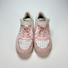 Nike Court Borough Pink White Hook Loop Casual Shoes DV5457-105 Youth Size 1 Y