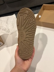 UGG K LOWMEL Shearling Lined Chestnut
