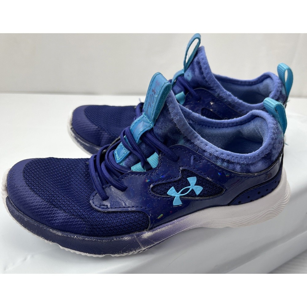Under Armour Sneakers Kids 13K/31 Blue Purple Good Athletic Running 3026317-500