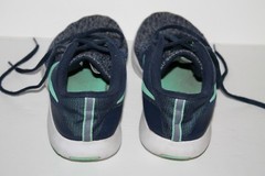 NIke Flex Contact Running Shoes, #917937-401, Navy/Lt Blue, Youth US 5Y