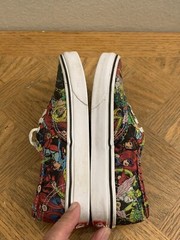 VANS X Marvel Comics Female Superheros Canvas Skate Shoe Unisex Kids Size 3